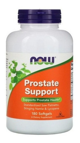 Prostate Support 180 cps de calabaza, palmito y ortiga Now Foods