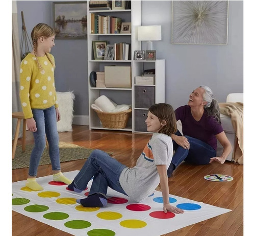 Twister Juego De Piso Clásico Partido Ruleta De Familia