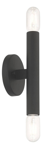 Livex Lighting Aplique De Pared Ada Negro De 2 Lt