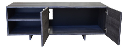 Mueble Tv, Centro De Entretenimiento Suecia Minimal Hogare Color Gris Storm