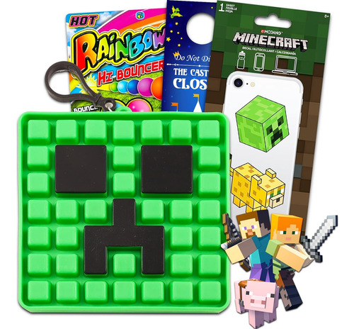 Party Favor Minecraft Playset Minecraft Fidget Toy Bundle -