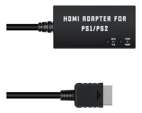 Adaptador Hdmi Para Ps1 Ps2 Conmutación 480p 720p 43 169
