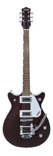 Guitarra Eléctrica Gretsch Electromatic G5232t Jet De Caoba Dark Cherry Metallic Brillante Con Diapasón De Laurel
