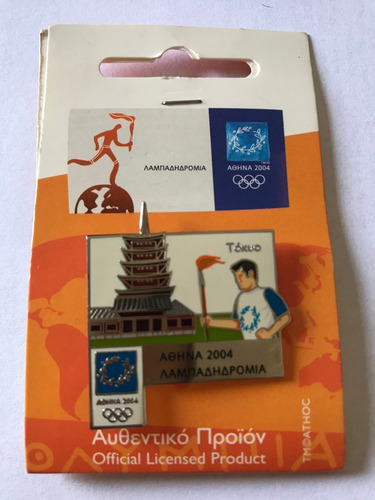 Pin Oficial Juegos Olímpicos Atenas 2004 Grecia Tokyo Tokio