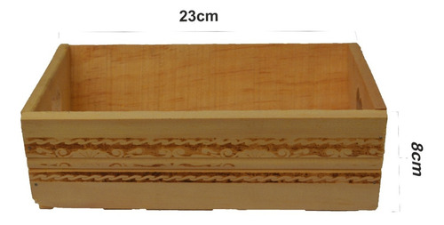 Caja Canasta Guacal Madera Cumpleaños Desayunos Detalle 23cm