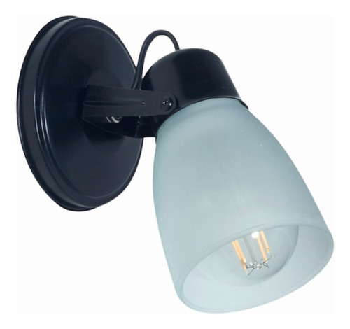 Spot / Aplique 1 Luz , Apto Led E27 , Tulipa Grande