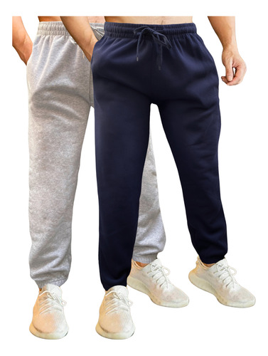 Set De 2 Jogger Pants Hombre Pantalones Casuales Pans Caball