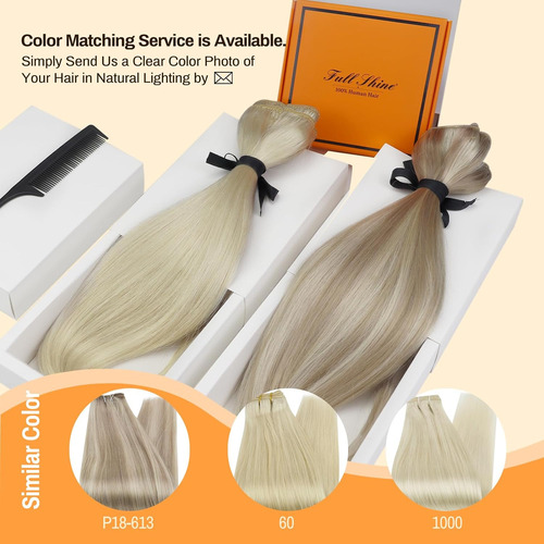 Extensiones De Cabello Rizado Full Shine, Cabello Humano De