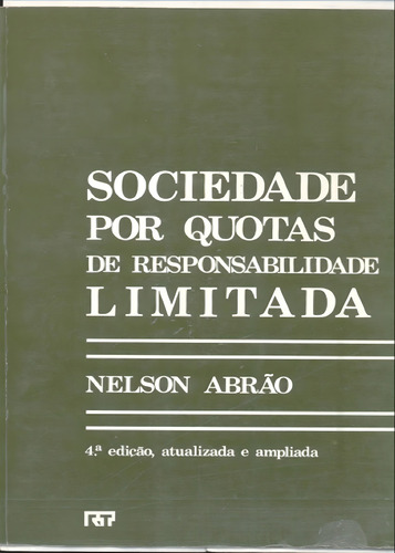 Sociedade Por Cotas De Responsabilidade Limitada, De Schwelm, Eloy Paulo., Vol. 1. Editorial Leud, Capa Mole, 4ª Edição, Atualizada E Ampliada Em Português