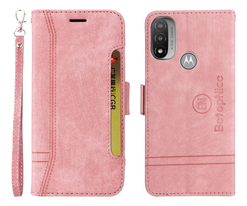 Caso Para Motorola Moto E20/e30/e40 Cartera Flip Cubierta