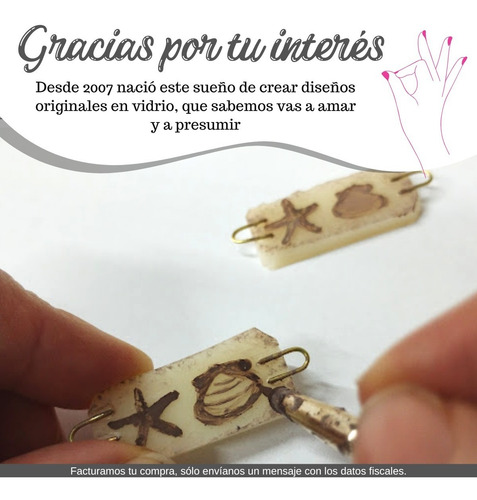 Imagen 7 de 8 de Pulsera Tejida Chaquiron Estrella Arena