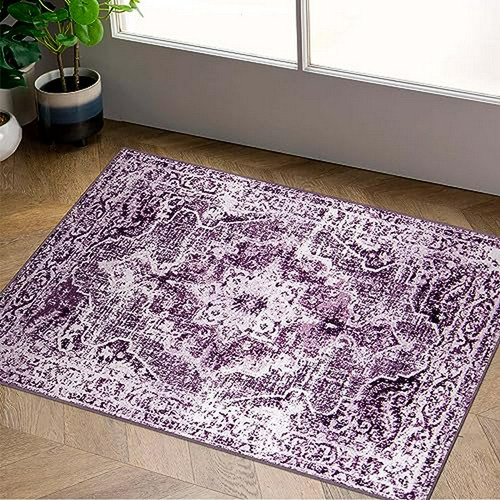 Felpudo Boho Lavable 60x90, Morado