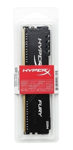 Memória Kingston Hyperx Fury 8gb 2666mhz Ddr4 Hx426c16fb3/8