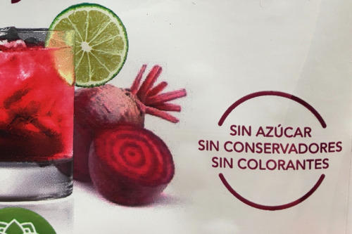 Imagen 6 de 9 de Betabel, Gengibre, Limon 250g.