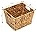 Cesta De Almacenamiento Rectangular 29x25x20 Cm Con Asas