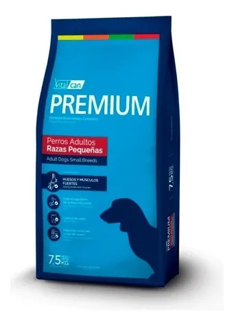 Alimento Vitalcan Premium Perro Adulto Raza Pequeña 7,5 Kg