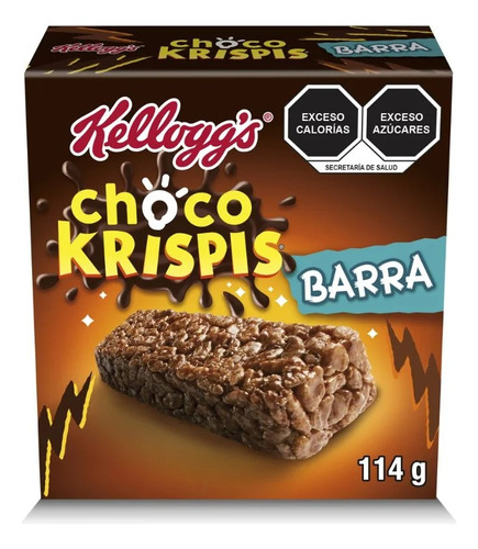 3 Pzs Kelloggs Barras De Cereal Arroz Sabor Chocolate Choco