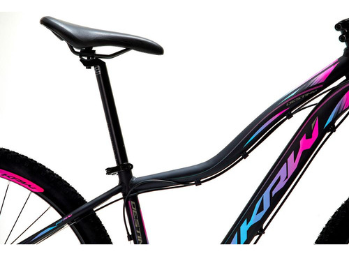 Bicicleta Aro 29 Krw Alum 27v Shimano Acera Hidrál Trava S31 Cor Preto/pink E Azul