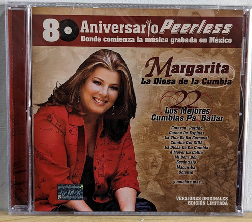 Margarita Las Mejores Cumbias Pa' Bailar (cd) Nuevo