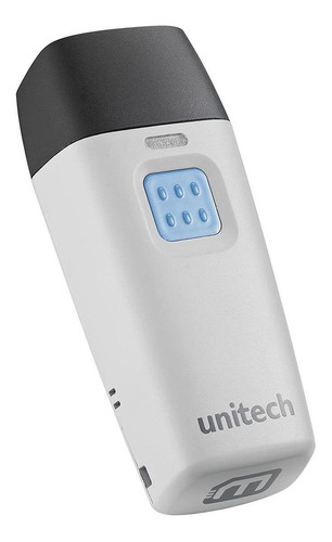 Imagen 2 de 3 de Lector de código de barras Unitech MS912 USB 1D 3.7V negro/blanco