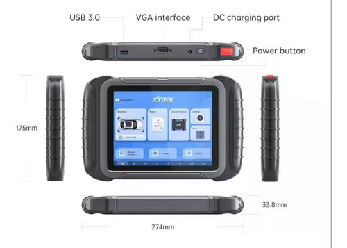 Scanner Automotivo Obd2 Xtool D8s Full Topplogia Doip Can Fd