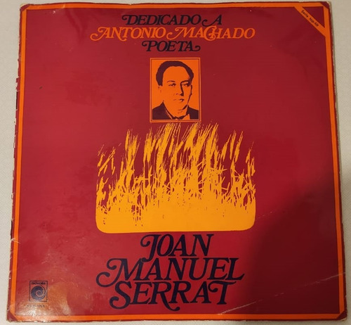 Vinilo Joan Manuel Serrat Dedicado A Antonio Machado