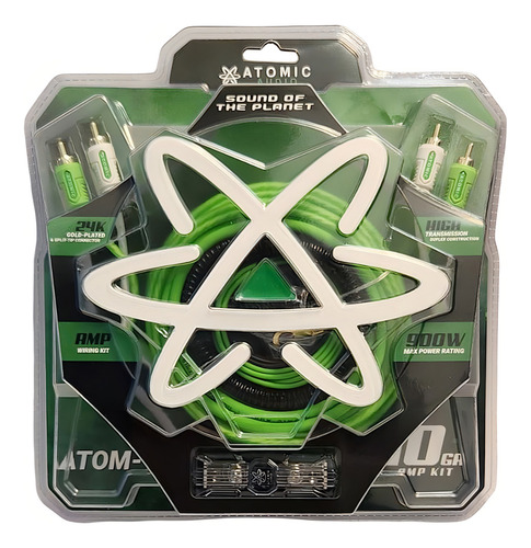 Kit De Instalación 10 Atomic Audio Atom-10 900w