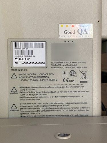 Ecógrafo Medison Sonoace Pico (Usado)