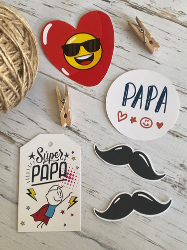 Kit Imprimible Dia Del Padre + Lámina A3 Para Colorear