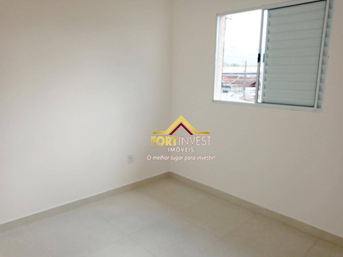 Casa Com 2 Dormitórios À Venda, 49 M² Por R$ 175.000,00 - Jardim Melvi - Praia Grande/sp - Ca0498