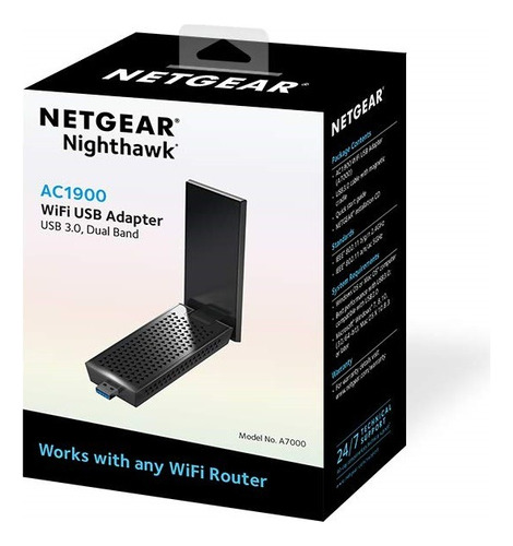 Netgear Ac1900 Adaptador Wifi Usb 3.0 Doble Banda