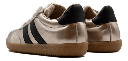 Zapatillas Urbanas De Mujer Cuero Vacuno Gamuzado Fiori Vico