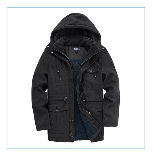 Chaqueta Esquí Para Hombre Chaqueta Polar Senderismo Capucha
