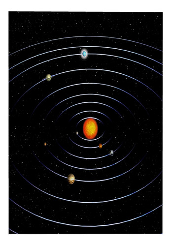 Toalla 3d Solar System Con Todos Los Planetas 38 X 56 Cm