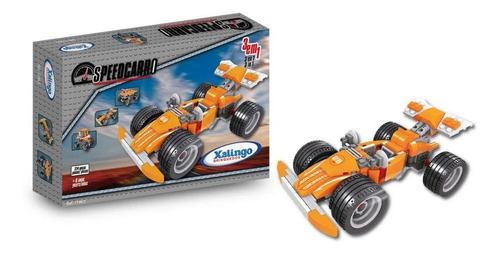 Speedcarro 3x1 224 Peças Blocos P/ Montar Xalingo Brinquedos