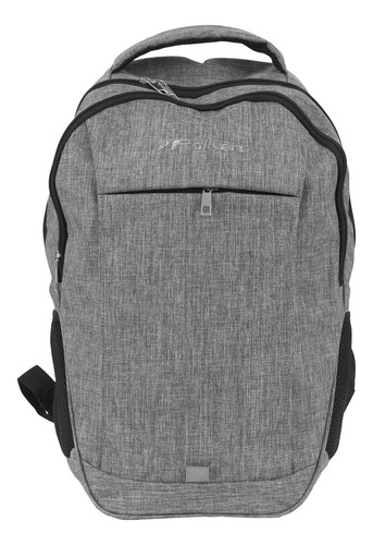 Mochila Classica Track 11552 Cor Cinza-preto Desenho Do Tecido Estampado
