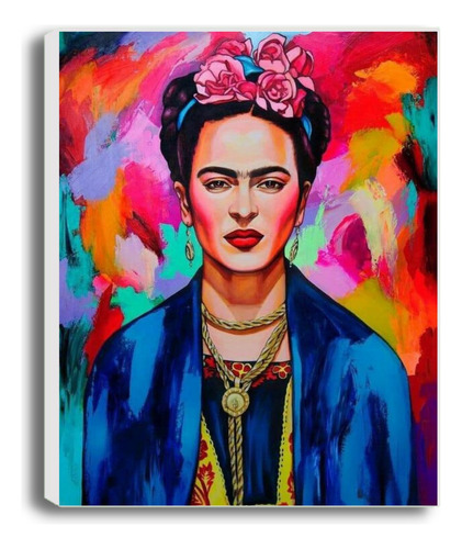 Cuadro Decorativo Artístico De Frida Kahlo En -40x50cm- 