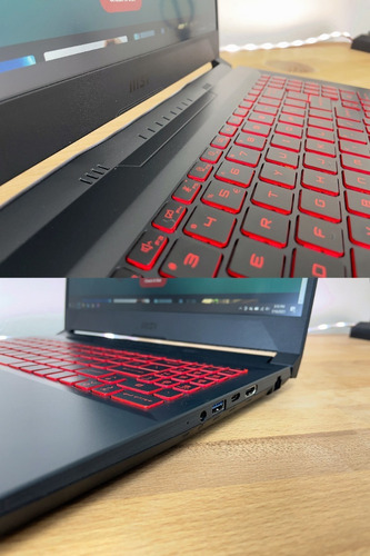Imagen 5 de 7 de Notebook Gamer Msi Katana Gf66 I7-11 16gb Rtx3060 Ssd512 15