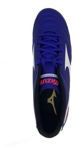 Chuteira Society Mizuno Morelia Club As Masculino - Azul/pre