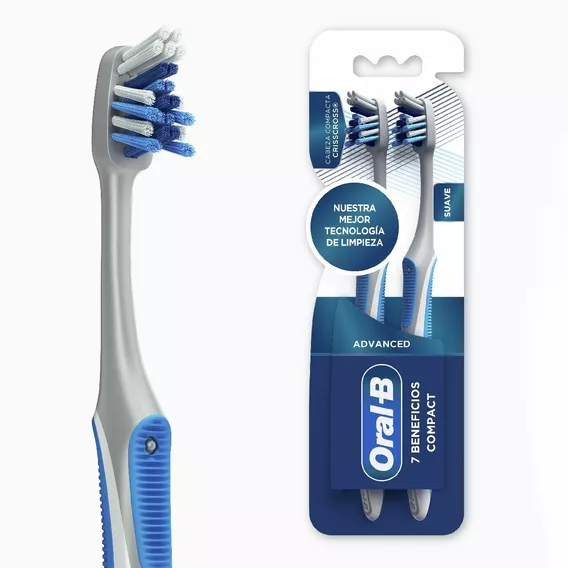 Oral-b Pro-salud 7 Beneficios Cepillo Dental Suave 2 U