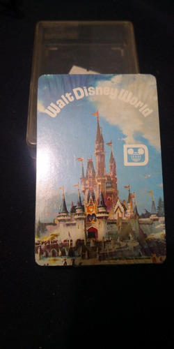 Baraja Poker Wald Disney World 1970 Original Retro Vintage