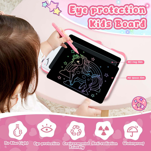 Tablet De Escrita Lcd Triph Unicorn Girl 8.5 Pulgadas Para