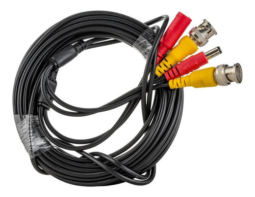 Cable Siames 20 Metros Para Camaras Seguridad Cctv Bnc Video