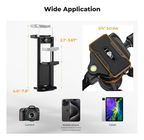 Concepto K&f 756 Trípode De Cámara, Trípodes Dslr De Pesado