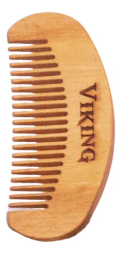 Pente De Barba De Bolso 9,5cm - Curvo Control Frizz - Viking