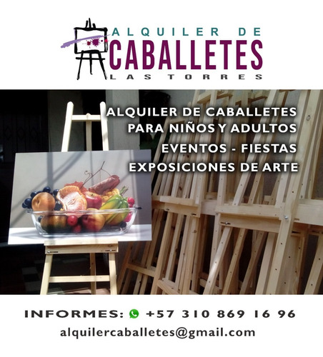 Alquiler De Caballetes Para Niños Y Adultos  Tripodes