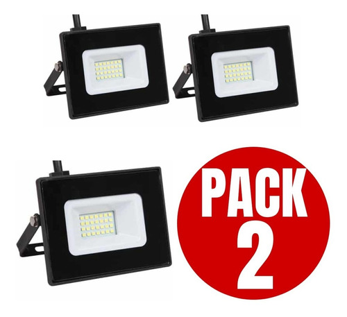 Foco Proyector Led 30w Exterior. Pack 2 Unid - Work Led