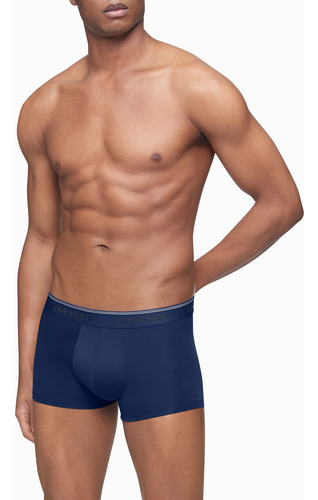 Trunk Calvin Klein Micro Stretch Para Hombre, Paquete De 3 U