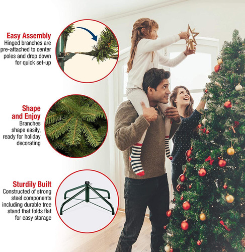 Árbol Compañía Nacional Árbol De Navidad Artificial Preilumi