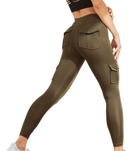 A Pantalones De Trabajo Con Fondo De Yoga For Mujer